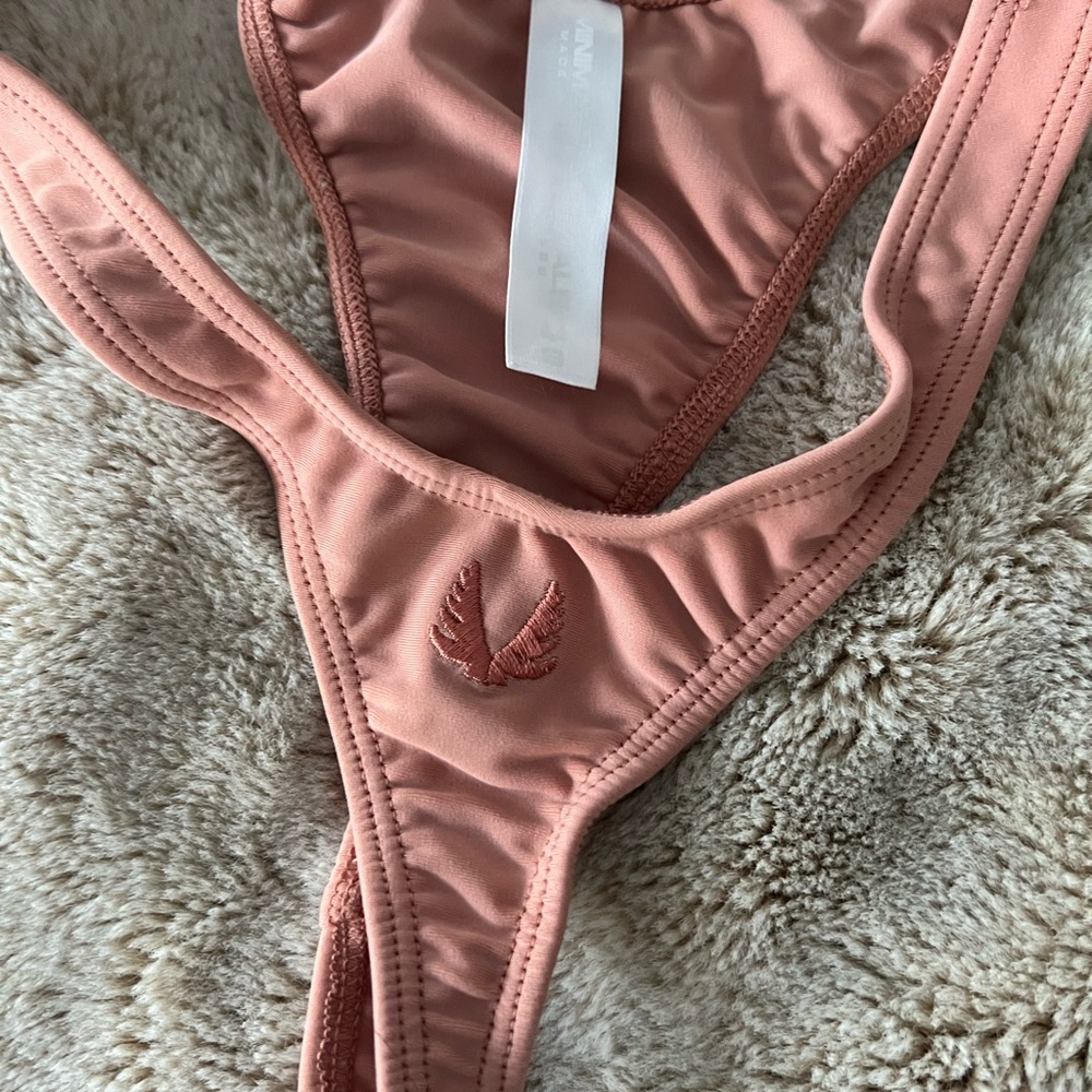 MINIMALE ANIMALE Bikini Set The Montenegro Top M & NOLITA THONG S Color Sandbar - Picture 4 of 5